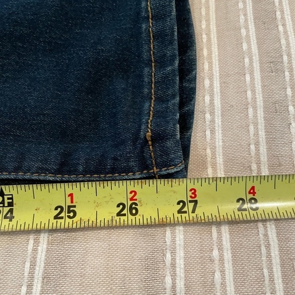 Free People Mid Rise Dark Wash Stretchy Skinny Jeans 26 - Picture 9 of 9